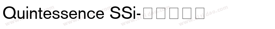 Quintessence SSi字体转换